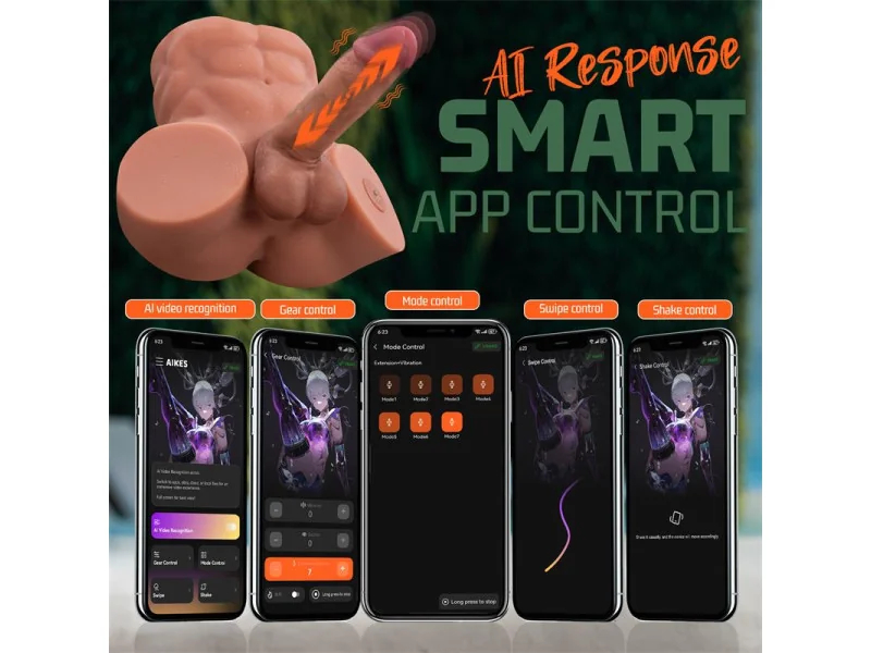 Gretel Semi Torso con Dildo Desmontable Thrusting y APP 6 kg