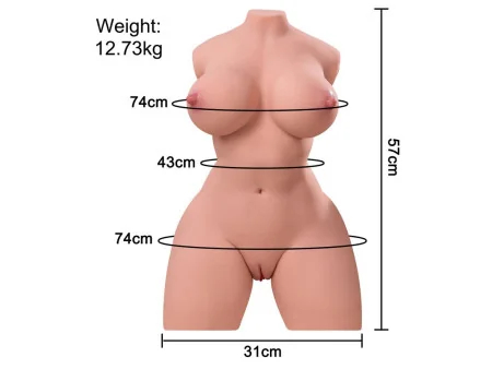Alanna Torso con Thrusting Esqueleto Interno y APP 1273 kg