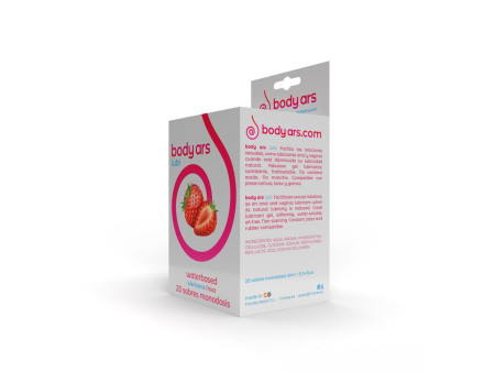 Monodosis Gel Lubricante Base Agua Fresa Acida 20 x 4 ml