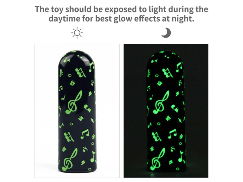 Bala Vibradora Brilla en la Oscuridad Glow in the dark
