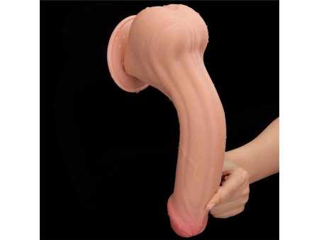 Dildo Dual Layer Piel Retractil 115