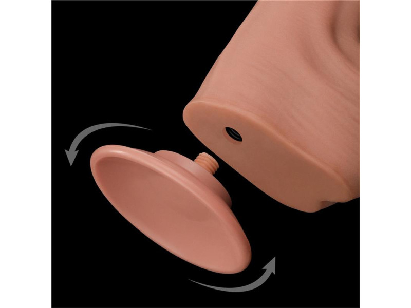 Dildo Dual Layer Piel Retractil 115