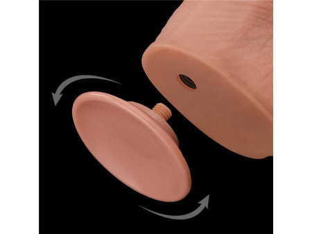 Dildo Dual Layer Piel Retractil 135