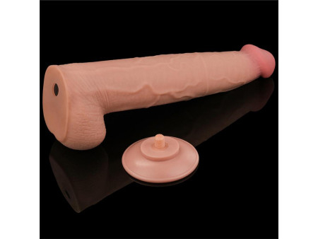 Dildo Dual Layer Piel Retractil 135