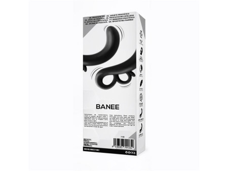 Banee Estimulador Prostatico de Facil Extraccion Silicona Negro