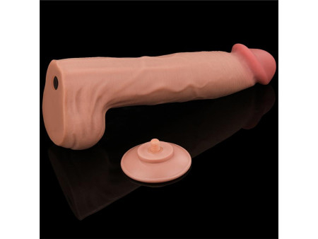 Dildo Dual Layer Piel Retractil 14 Dildo Dual Layer Piel Retractil 14