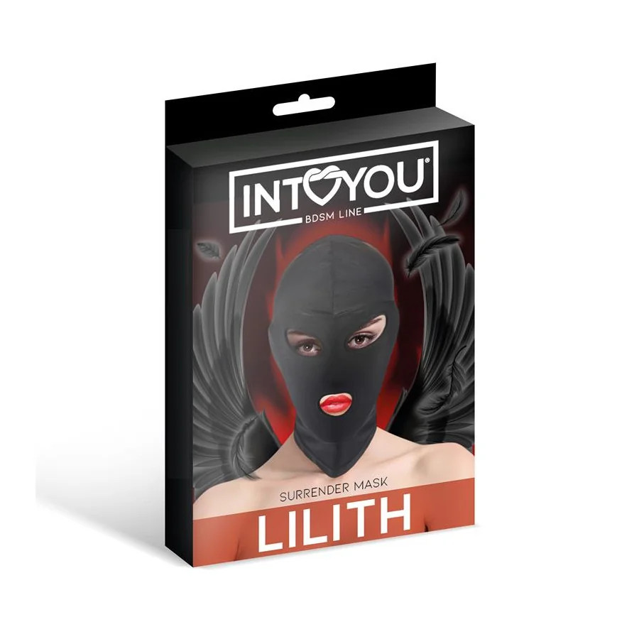 Lilith Mascara de Incognito Abertura en la Boca y Ojos Color Negro