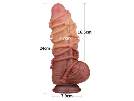 Dildo Dual Layer Tamano King Nature 95