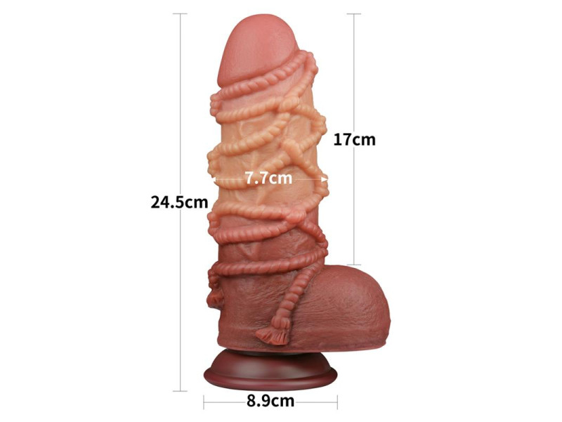 Dildo Dual Layer Tamano King Nature 95