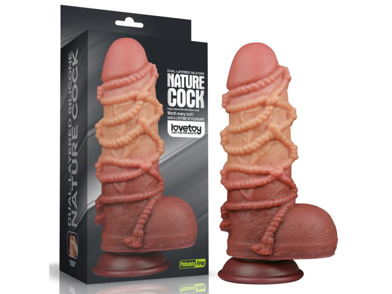 Dildo Dual Layer Tamano King Nature 95