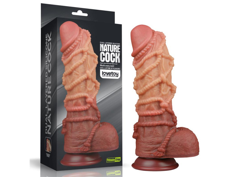 Dildo Dual Layer Tamano King Nature 105