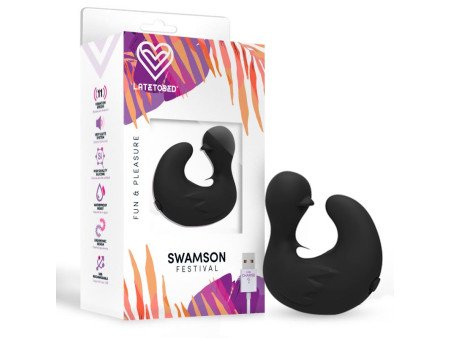 Swamson Dedal Patito Estimulador USB Silicona Negro