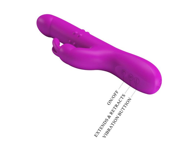 Reese Vibrador con Bolas Internas y Thrusting USB