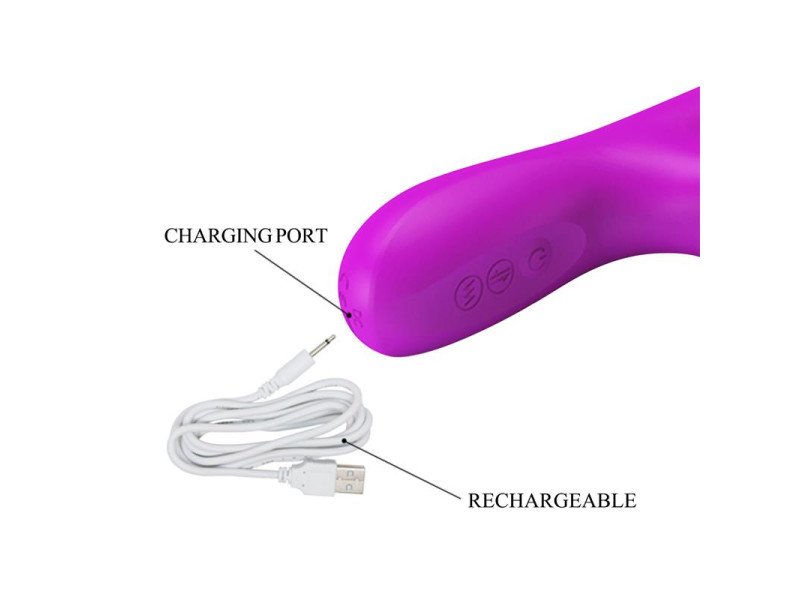 Reese Vibrador con Bolas Internas y Thrusting USB