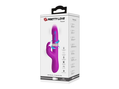 Reese Vibrador con Bolas Internas y Thrusting USB Reese Vibrador con Bolas Internas y Thrusting USB