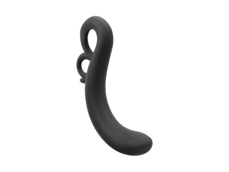 Banee Estimulador Prostatico de Facil Extraccion Silicona Negro