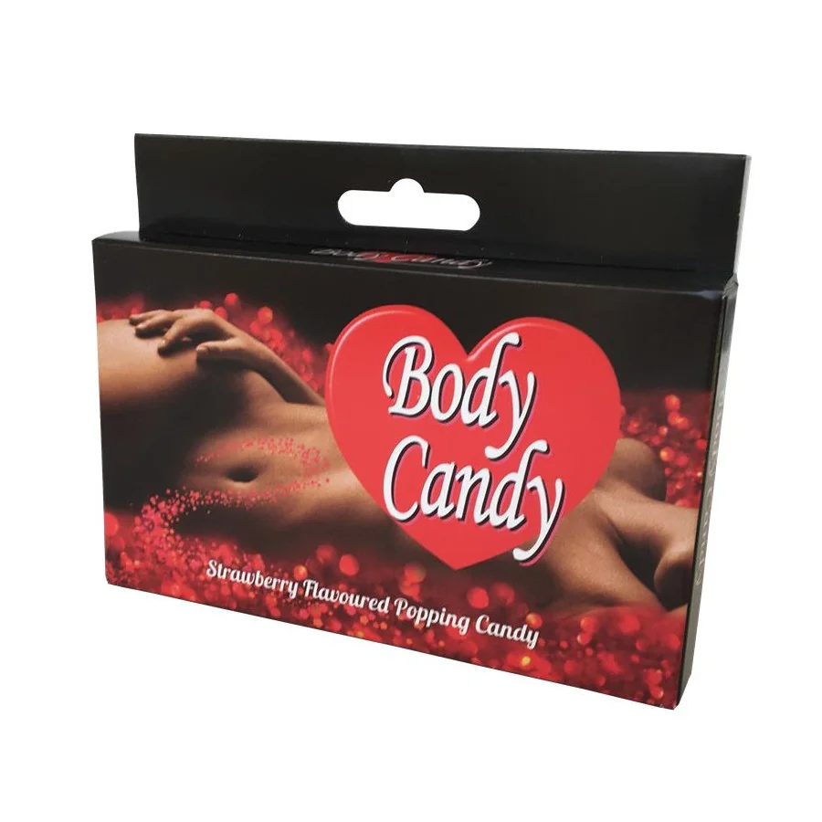 Polvos Comestibles Body Candy Sabor Fresa 2x16gr