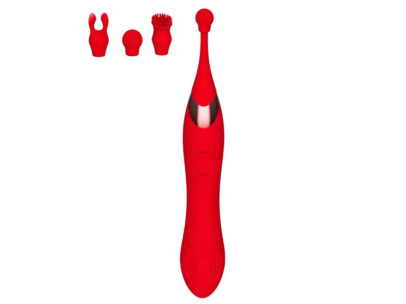 Onax Estimulador Doble Vibrador de Punto y Doble Pulsacion USB