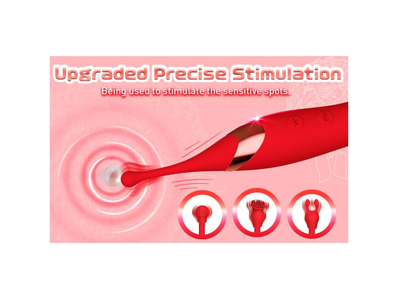 Onax Estimulador Doble Vibrador de Punto y Doble Pulsacion USB