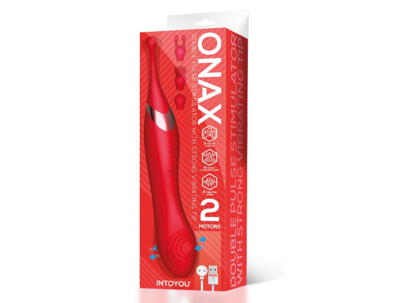 Onax Estimulador Doble Vibrador de Punto y Doble Pulsacion USB