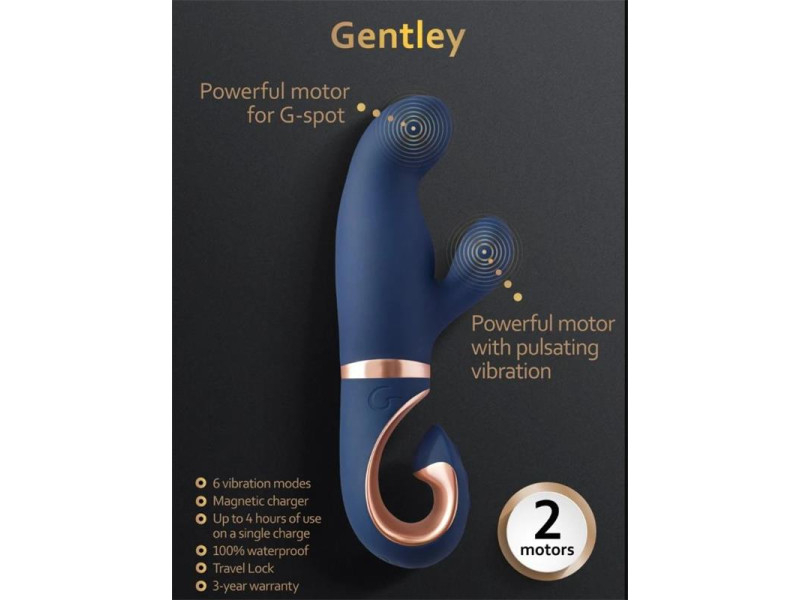 Gentley Vibrador Punto G Caribbean Blue
