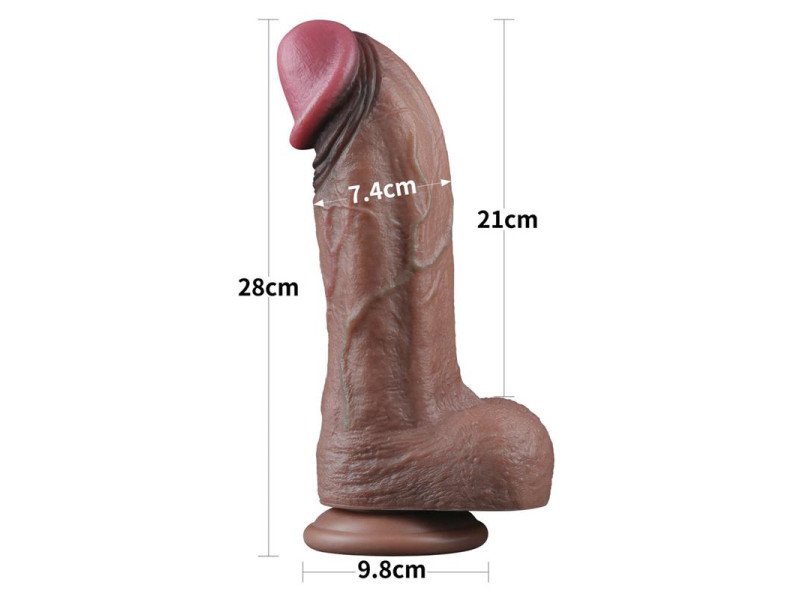 Dildo Silicona Dual Layered XXL 11