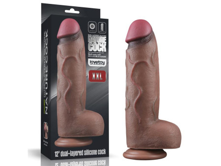 Dildo Silicona Dual Layered XXL 12