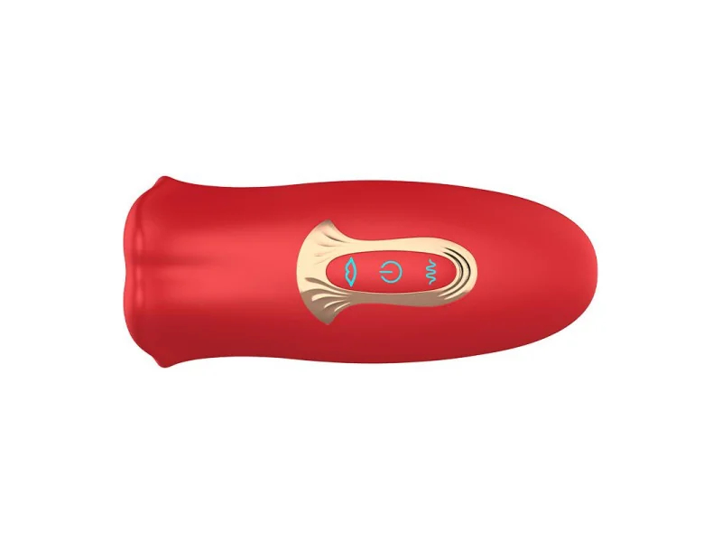 Ember Masajeador Forma Boca con Lameteo y Vibracion USB Silicona