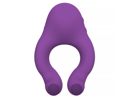 Fenda Anillo Vibrador con Lengua Estimulador y Control Remoto 3 Motores USB Magnetico