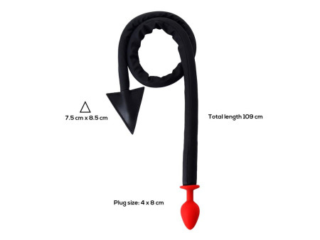 Plug Anal con Cola de Diablo Devil Tail Plug Anal con Cola de Diablo Devil Tail