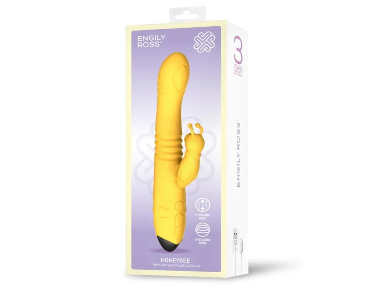 Honeybee Vibrador con Thrusting y Pulsacion