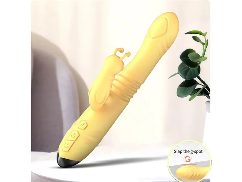 Honeybee Vibrador con Thrusting y Pulsacion