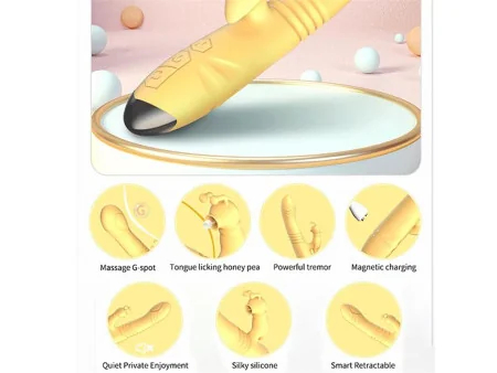 Honeybee Vibrador con Thrusting y Pulsacion Honeybee Vibrador con Thrusting y Pulsacion