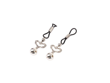 Senuelo Pinzas para Pezones Corazon con Cascabel Senuelo Pinzas para Pezones Corazon con Cascabel