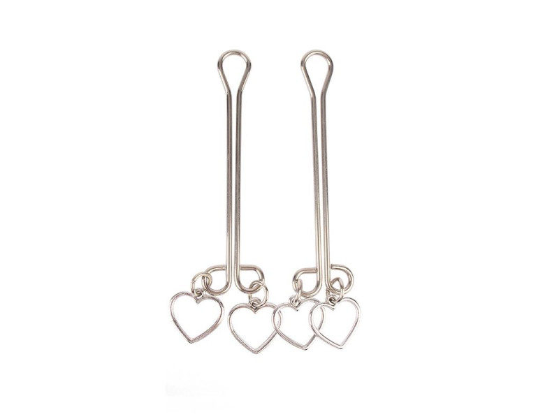 Senuelo Pinzas para Pezones con Corazones Senuelo Pinzas para Pezones con Corazones