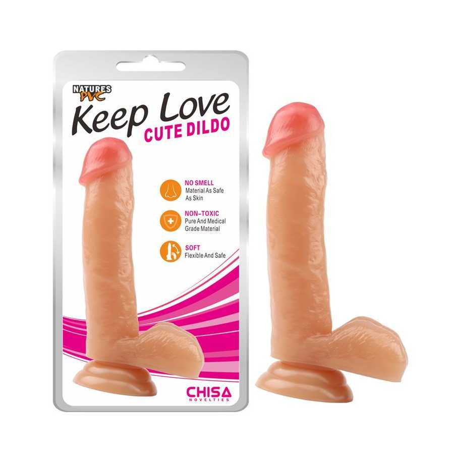 Dildo Cute 178 x 4 cm Natural