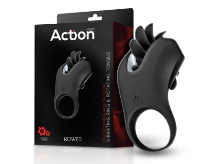 Rower Anillo Vibrador con Lengua Rotadora
