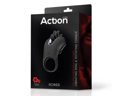 Rower Anillo Vibrador con Lengua Rotadora