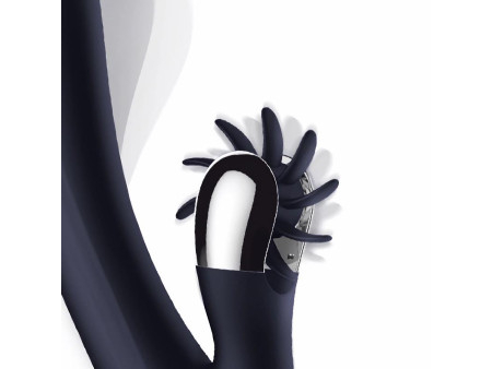 Navyspace Vibrador con Lenguas Rotadoras Azul
