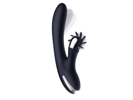 Darkspace Vibrador con Lenguas Rotadora y Movimiento Finger Azul Darkspace Vibrador con Lenguas Rotadora y Movimiento Finger Azul