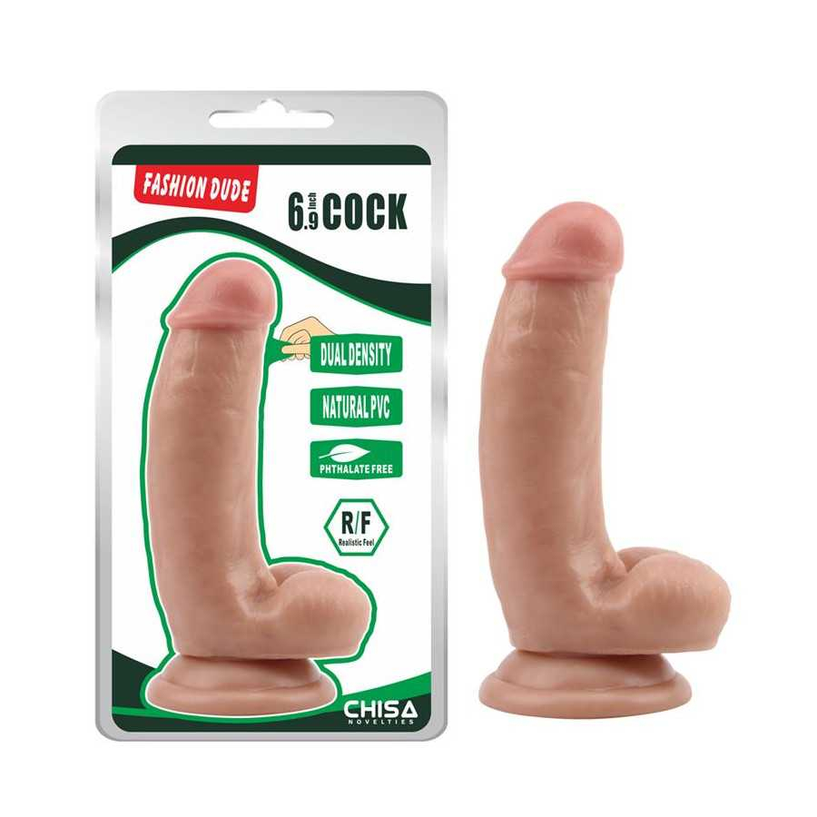 Dildo Dual Density Dude 69 Natural