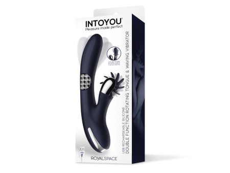 Royalspace Vibrador con Lenguas Estimuladoras y Bolas Internas 360º Azul Royalspace Vibrador con Lenguas Estimuladoras y Bolas Internas 360º Azul