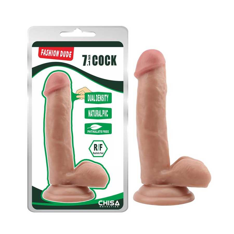 Dildo Dual Density Fashion Dude 71 Natural