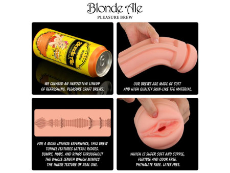 Lata Masturbadora Vagina Blond Ale