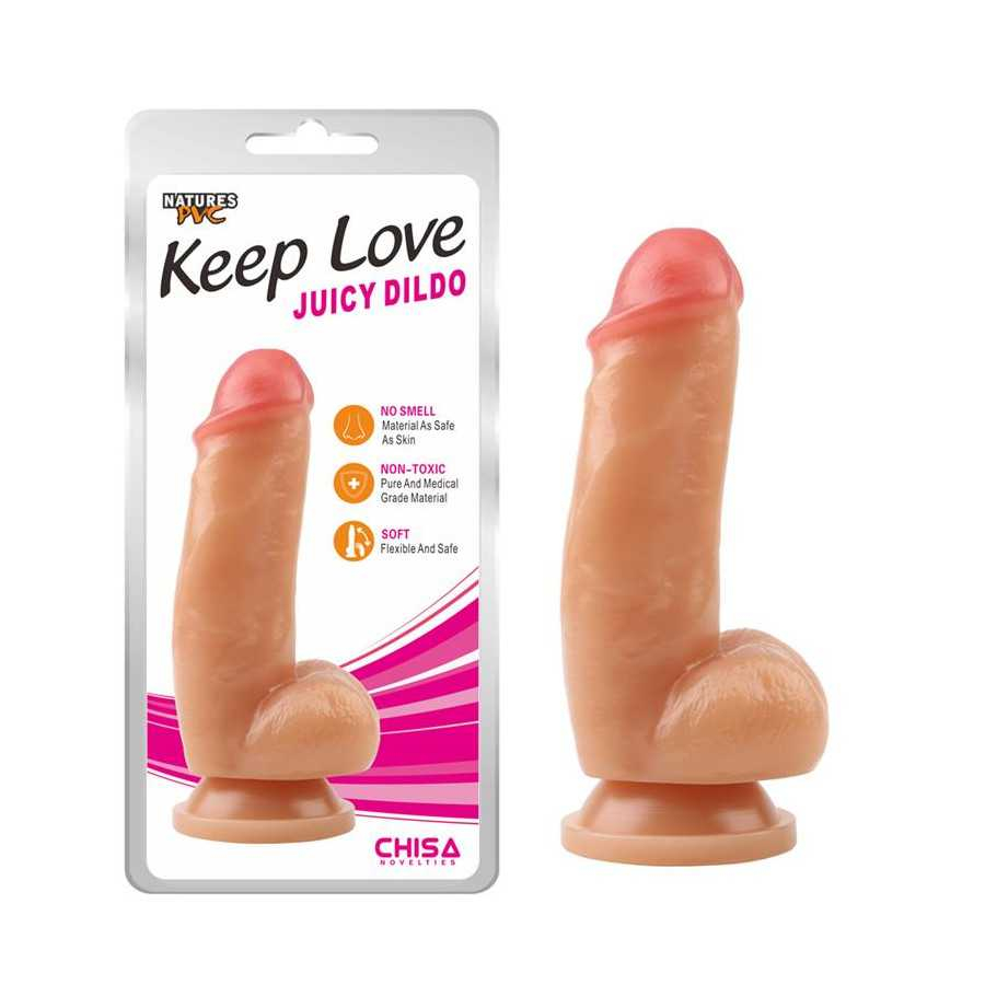 Dildo Juicy 185 x 5 cm Natural