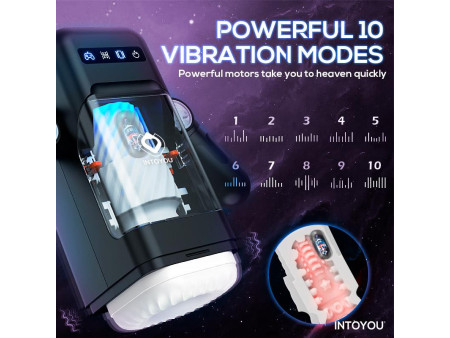 Elon Masturbador Inteligente Funcion Up and Down Calor Vibracion y Soporte Movil