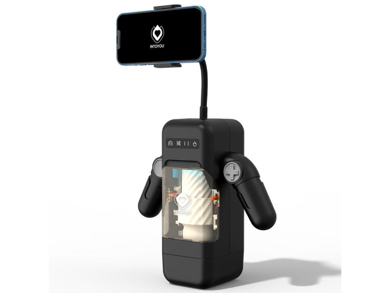 Elon Masturbador Inteligente Funcion Up and Down Calor Vibracion y Soporte Movil