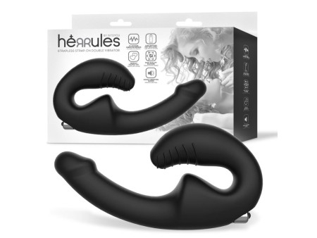 Strap on Vibrador Doble sin Arnes