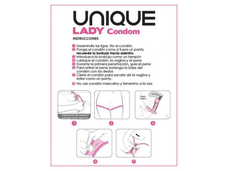Preservativos Femeninos sin Latex 3 Unidades Lady Female