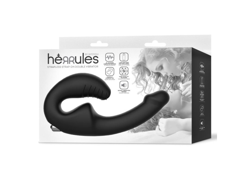 Strap on Vibrador Doble sin Arnes